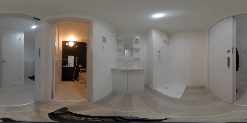 パノラマ画像洗面所