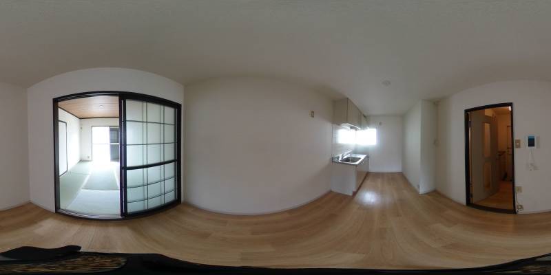 パノラマ画像リビング