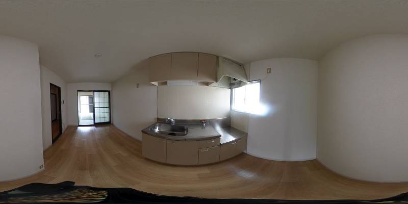 パノラマ画像キッチン