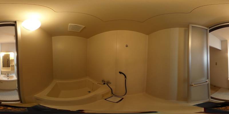 パノラマ画像バスルーム