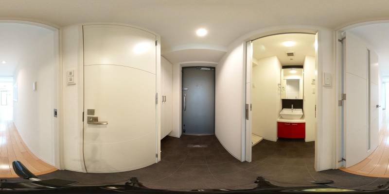 パノラマ画像玄関