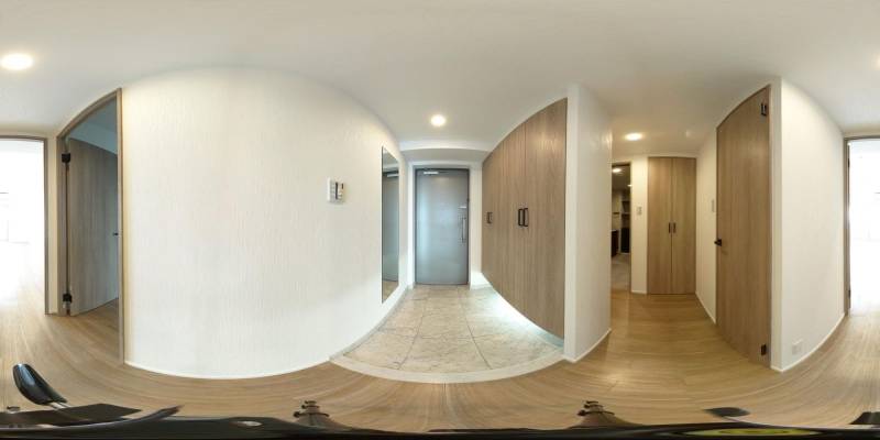 パノラマ画像玄関