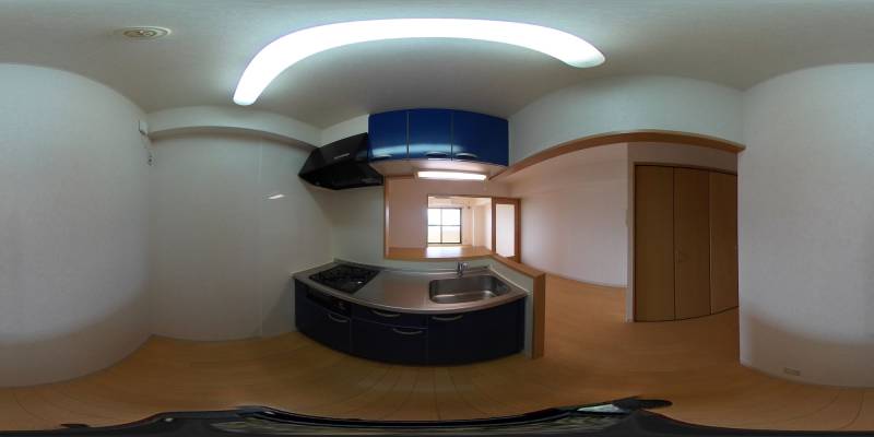 パノラマ画像キッチン