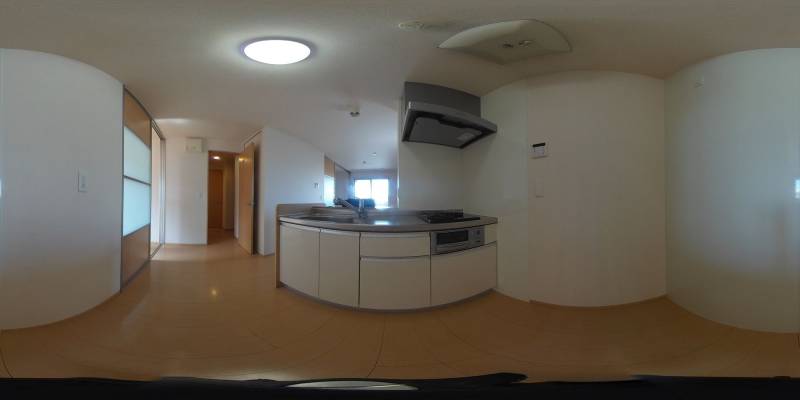 パノラマ画像キッチン