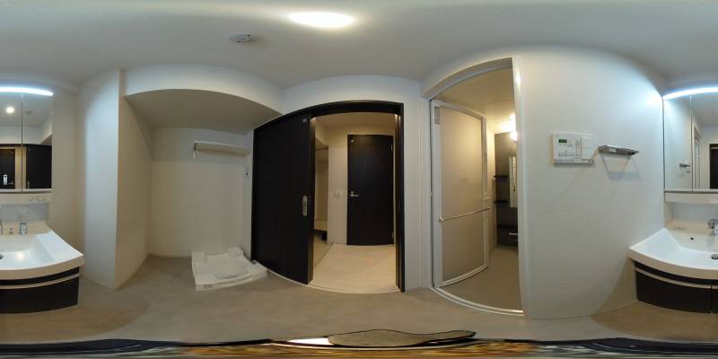 パノラマ画像洗面所