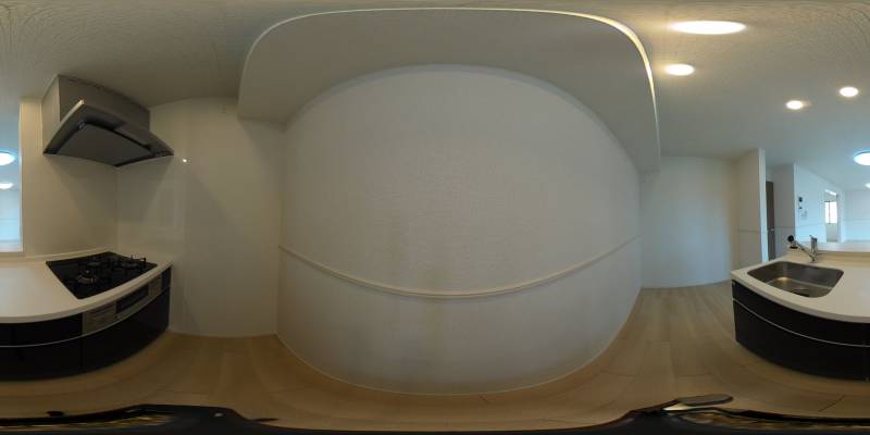 パノラマ画像キッチン