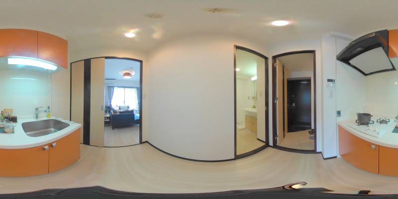 パノラマ画像キッチン