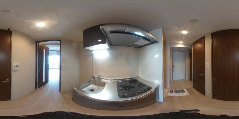 パノラマ画像キッチン