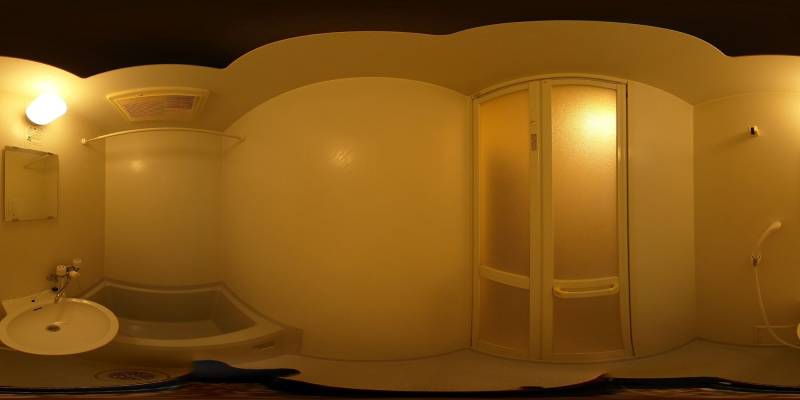 パノラマ画像バスルーム