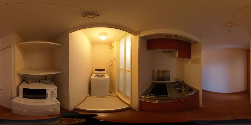 パノラマ画像キッチン