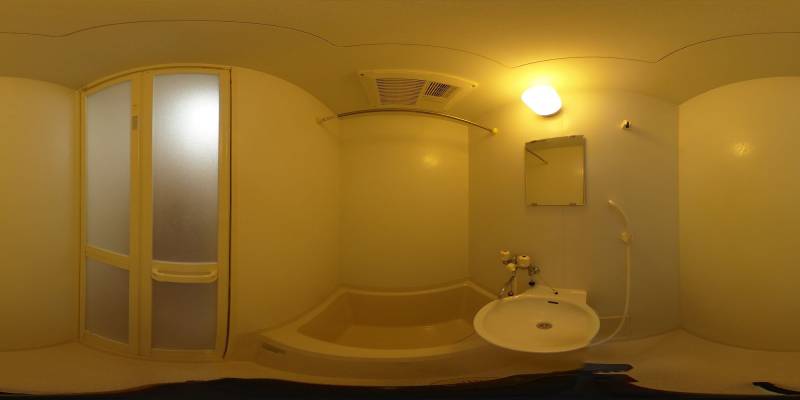 パノラマ画像バスルーム