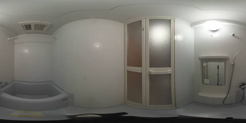 パノラマ画像バスルーム