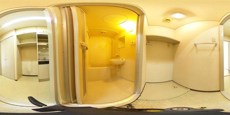 パノラマ画像バスルーム