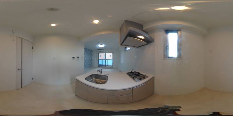 パノラマ画像キッチン