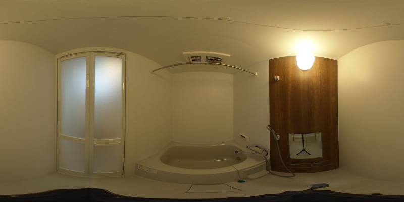 パノラマ画像バスルーム