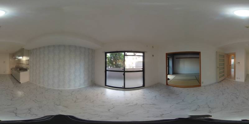 パノラマ画像リビング