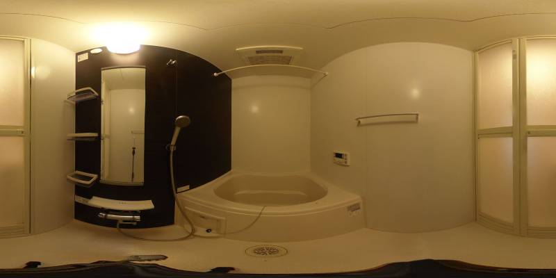 パノラマ画像バスルーム