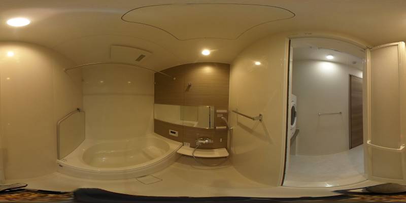 パノラマ画像バスルーム