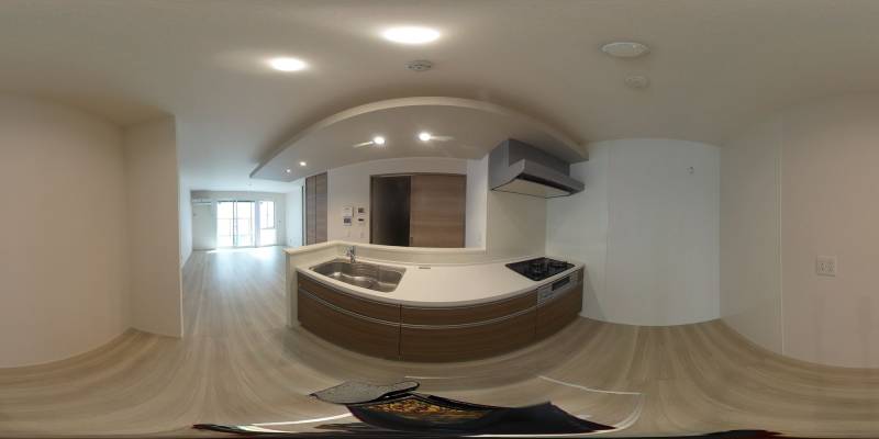 パノラマ画像キッチン