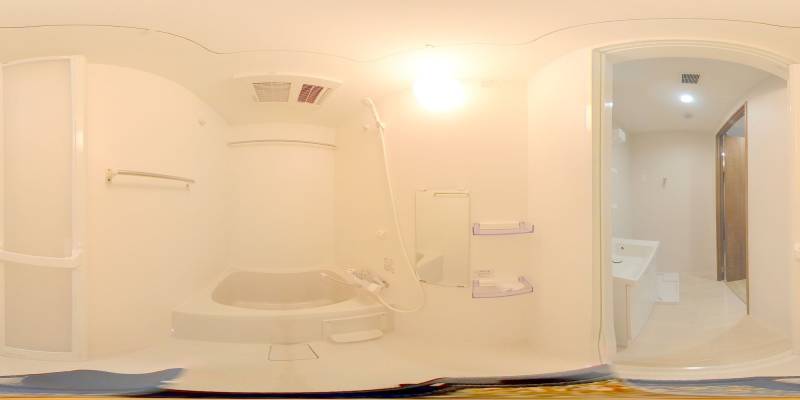 パノラマ画像バスルーム