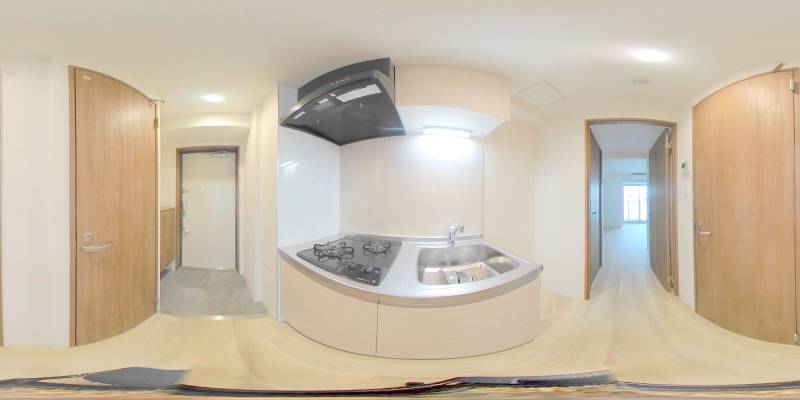 パノラマ画像キッチン