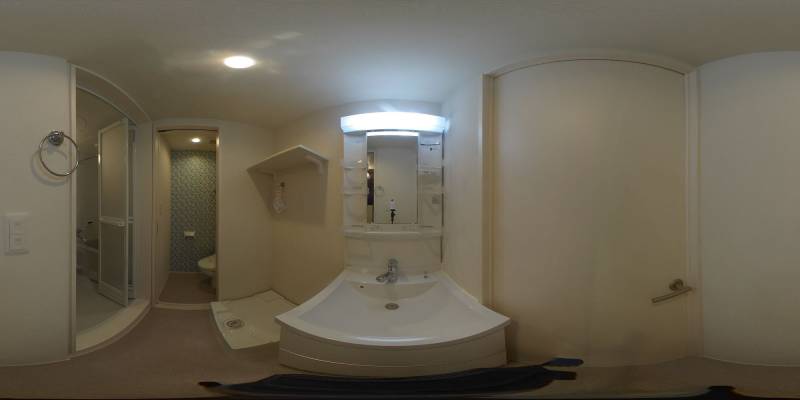 パノラマ画像洗面所