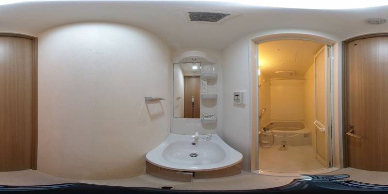 パノラマ画像洗面所