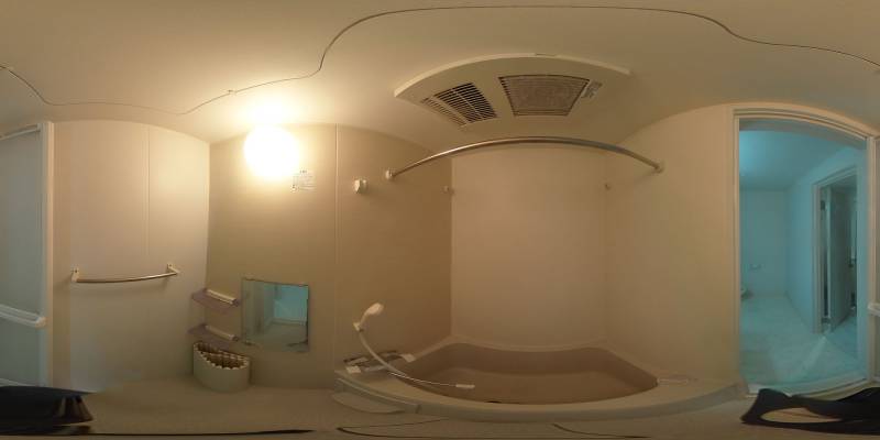 パノラマ画像バスルーム