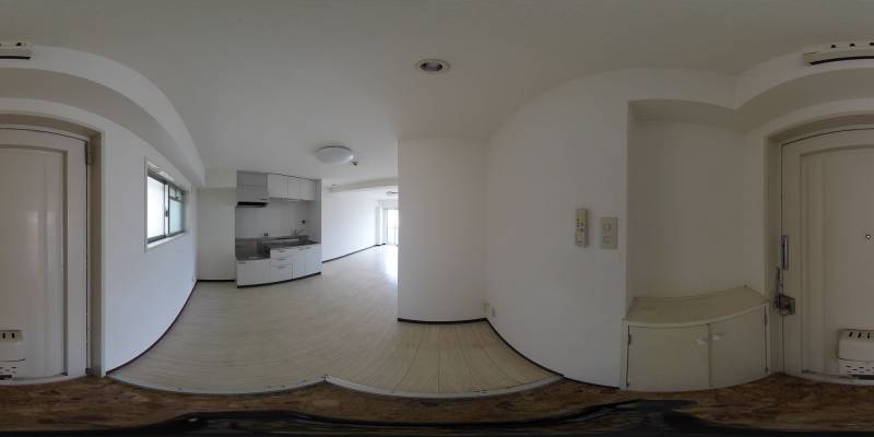 パノラマ画像キッチン