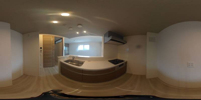 パノラマ画像キッチン