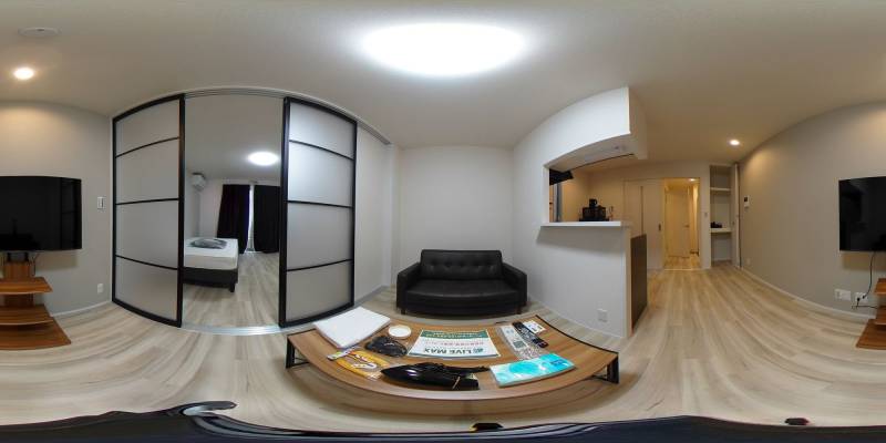 パノラマ画像リビング