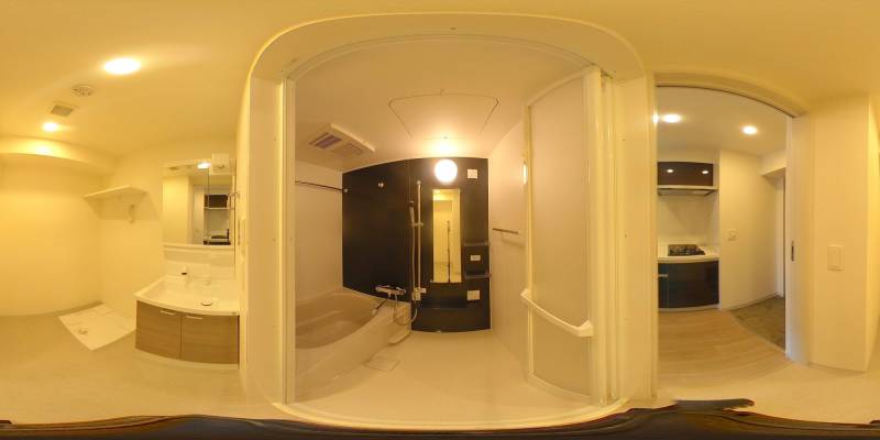 パノラマ画像バスルーム