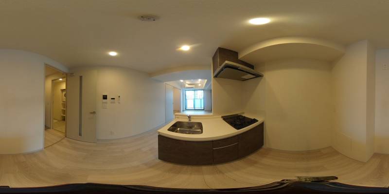 パノラマ画像キッチン