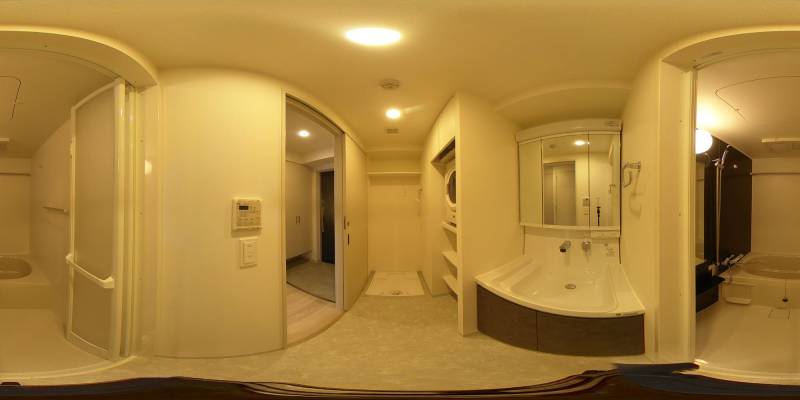 パノラマ画像バスルーム