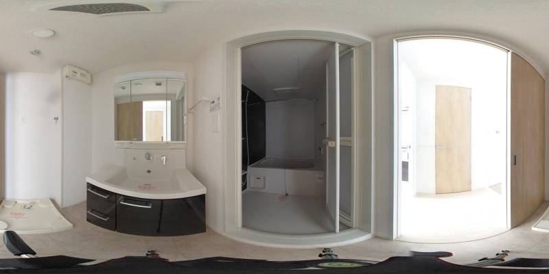 パノラマ画像バスルーム