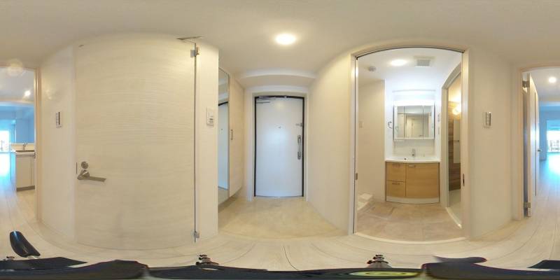 パノラマ画像玄関