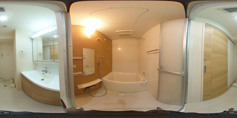 パノラマ画像バスルーム