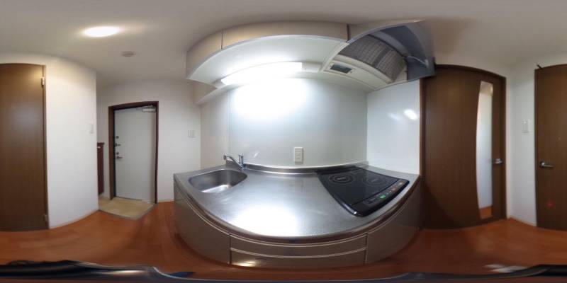 パノラマ画像キッチン