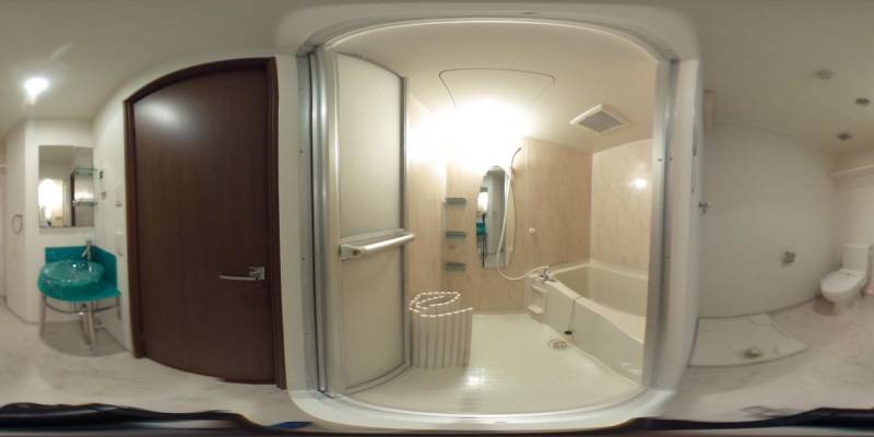 パノラマ画像バスルーム