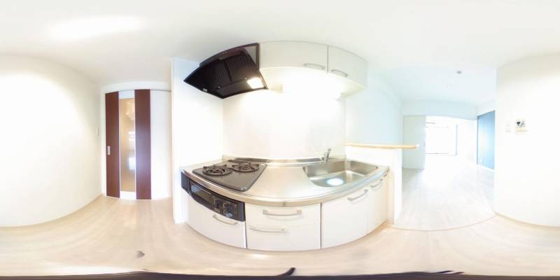 パノラマ画像キッチン