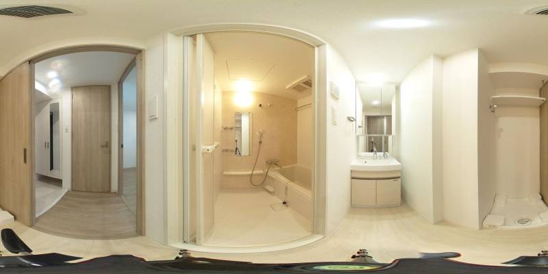 パノラマ画像バスルーム