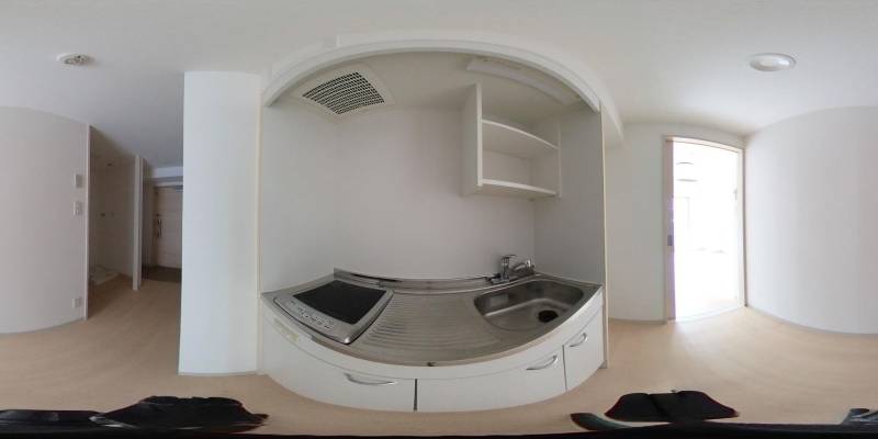 パノラマ画像キッチン