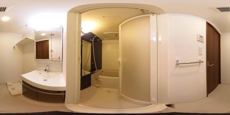 パノラマ画像バスルーム