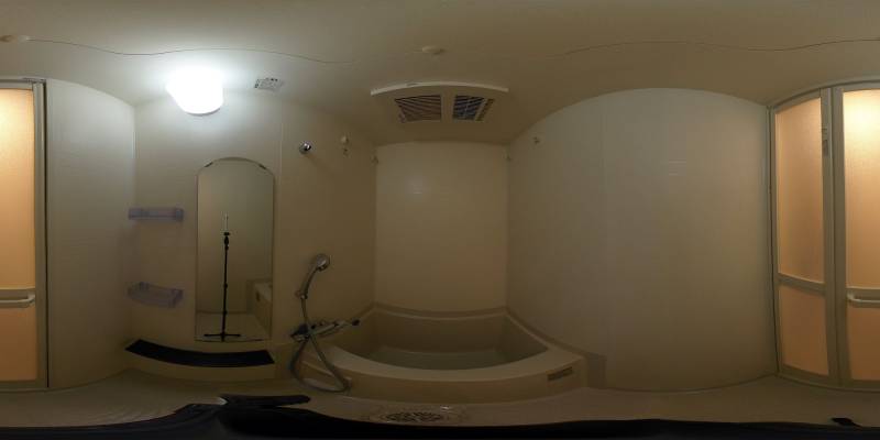 パノラマ画像バスルーム