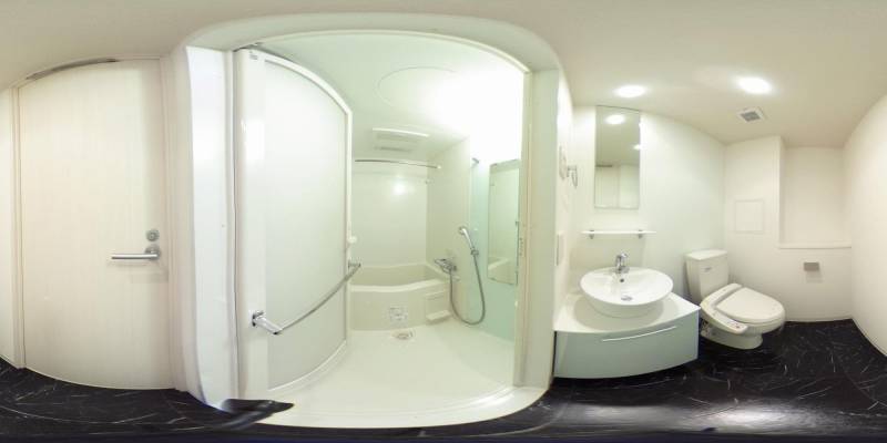 パノラマ画像バスルーム