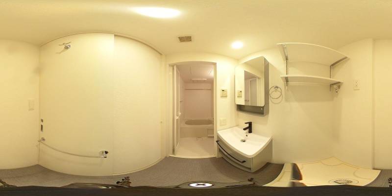 パノラマ画像バスルーム