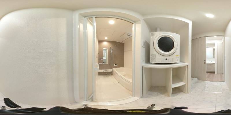 パノラマ画像洗面所