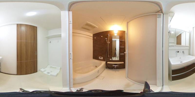 パノラマ画像バスルーム