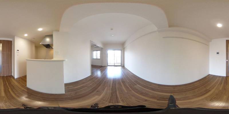 パノラマ画像リビング