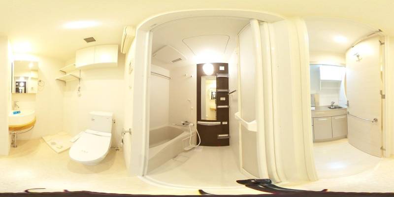 パノラマ画像バスルーム